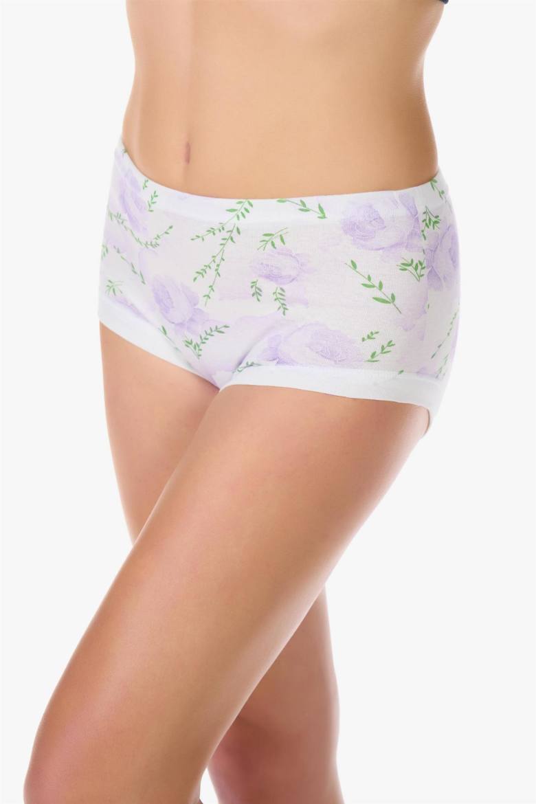 Slip Floral 5er Sparpack bunt Größe 52