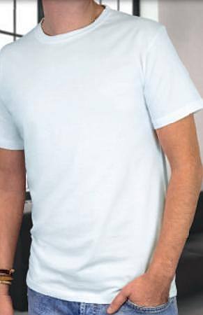 Herren T-Shirt Doppelpack weiß Größe XL