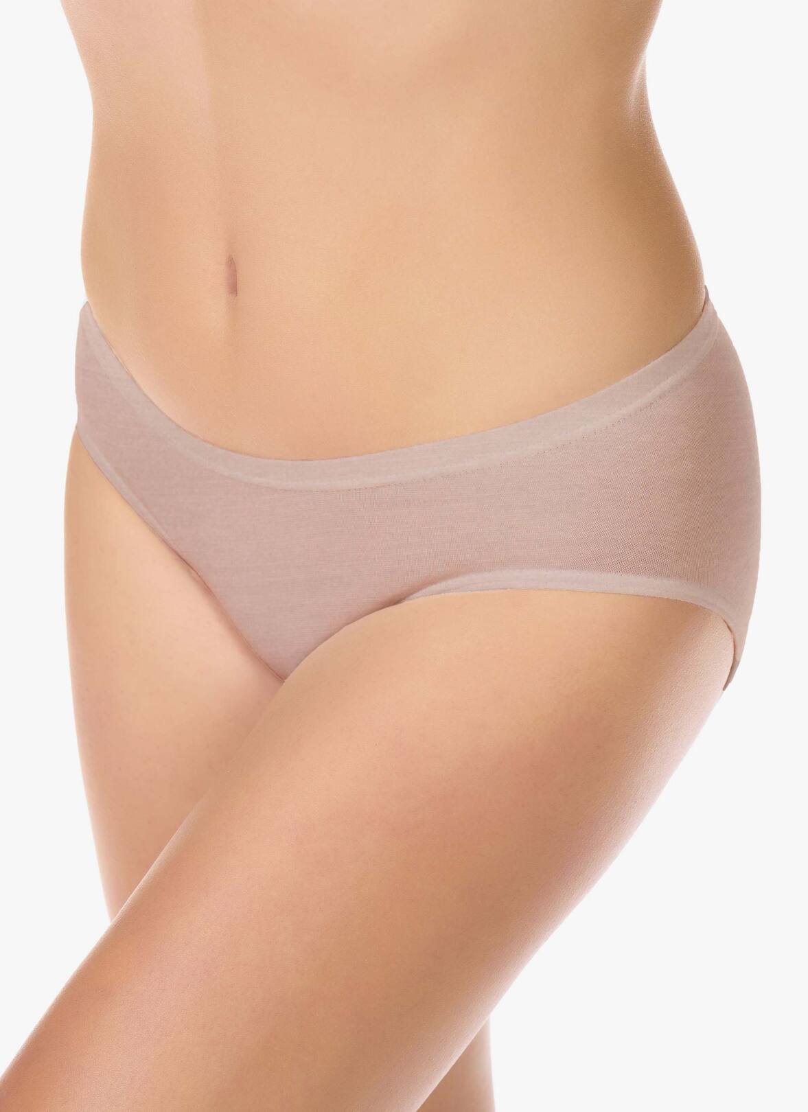 Modal Hüftslip camel