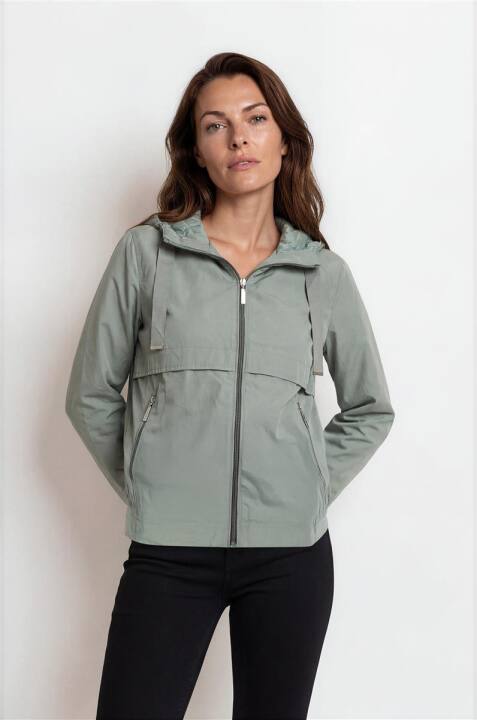Damen Outdoorjacke mit Kapuze und Steppoptik