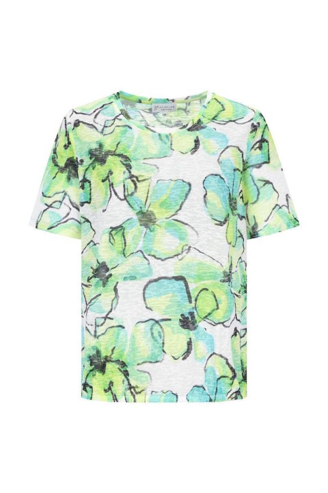 Damen Shirt mit Ausbrenner Muster
