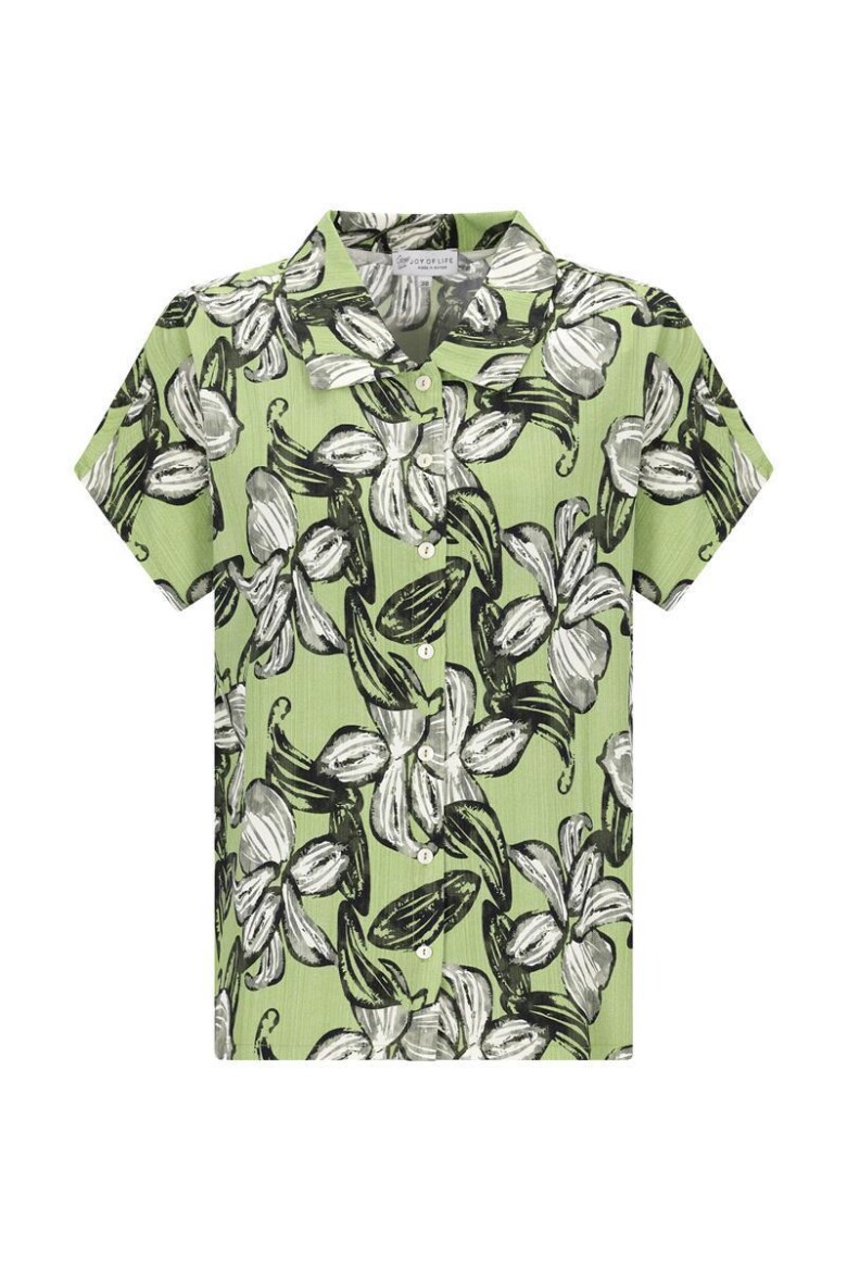 Damen Bluse mit überschnittener Schulter