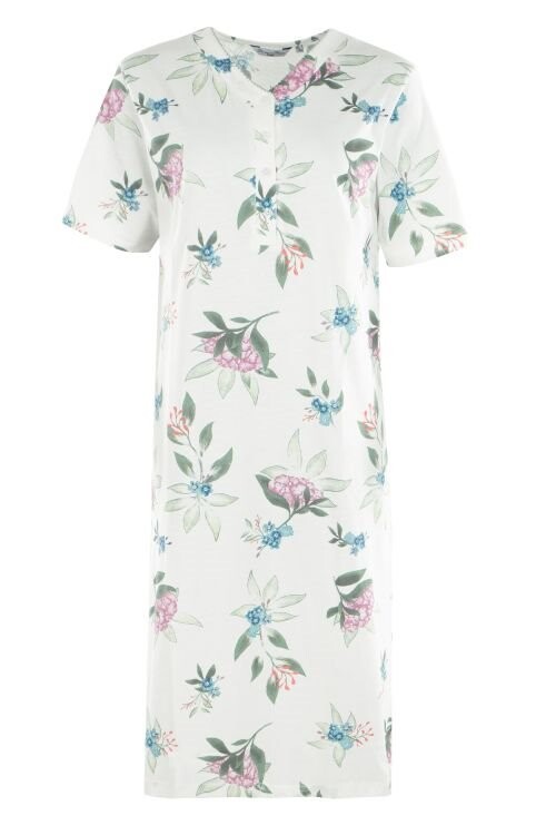 Damen Nachthemd mit floralem Print