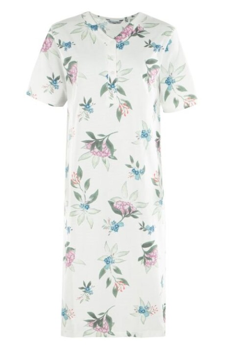 Damen Nachthemd mit floralem Print