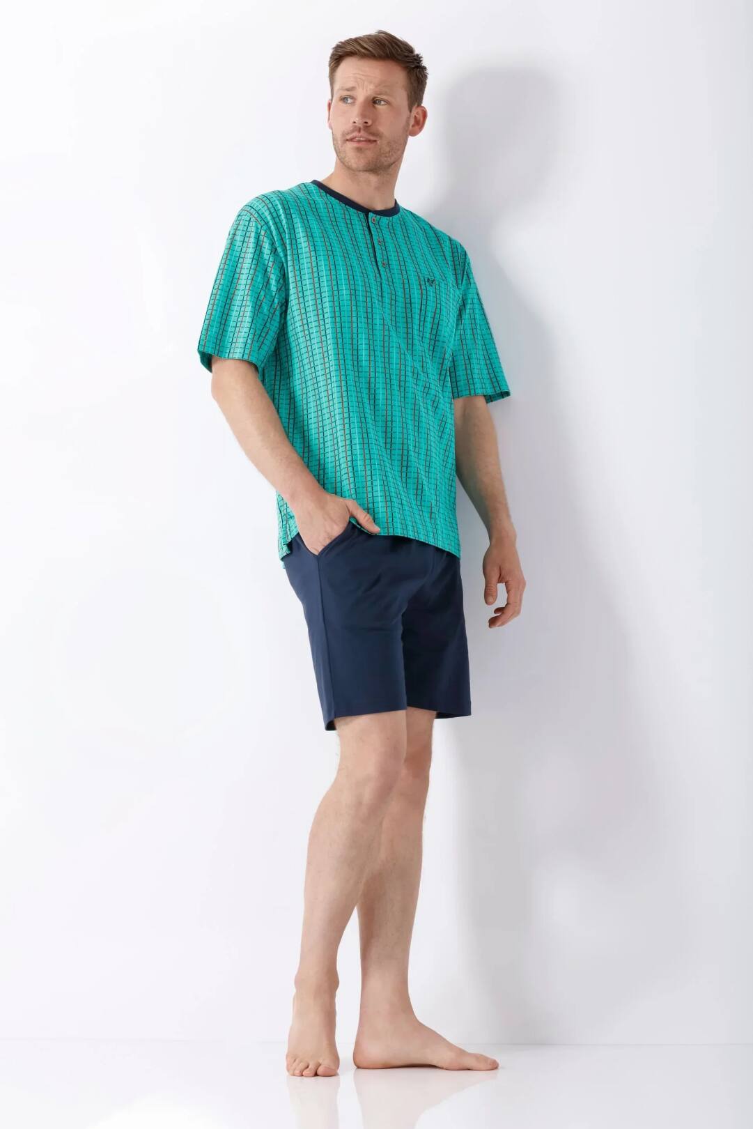 Herren Shorty türkis