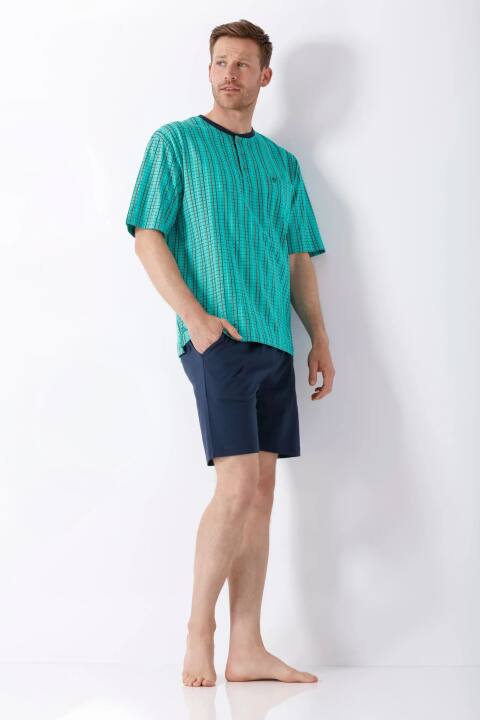 Herren Shorty türkis