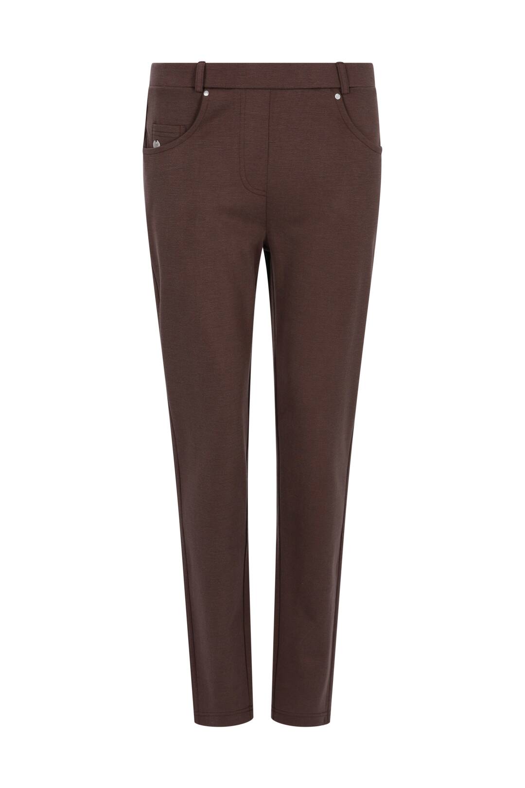 Damen Hose Five-pocket trüffelbraun