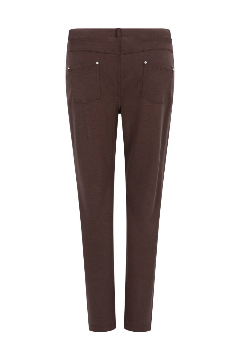 Damen Hose Five-pocket trüffelbraun