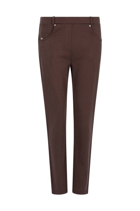 Damen Hose Five-pocket trüffelbraun