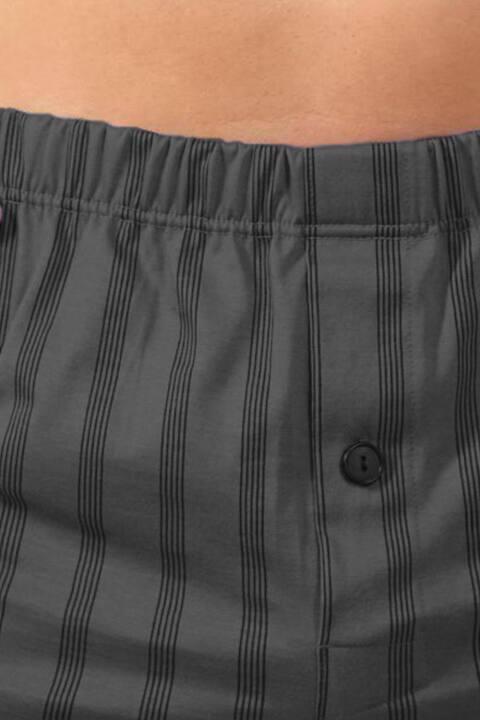 Boxershorts grau-gestreift