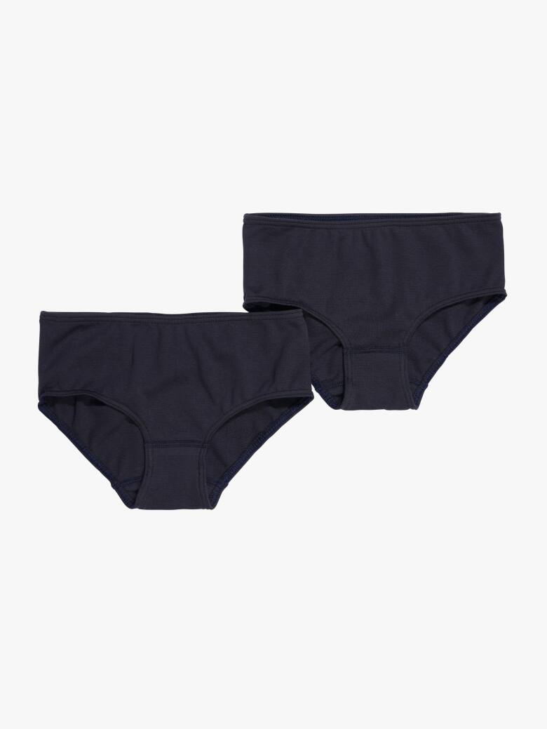 Mädchen-Panty (2er Pack) marine Größe 128
