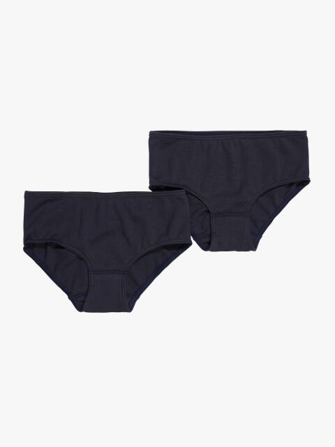 Mädchen-Panty (2er Pack) marine Größe 128